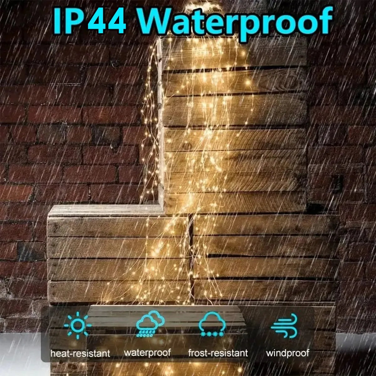 Christmas Firefly String Lights ~ Transform any space into a glowing winter wonderland.