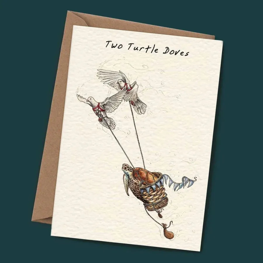 Twelve Days Of Christmas Card Set ~ Bold, witty holiday greetings in every envelope.