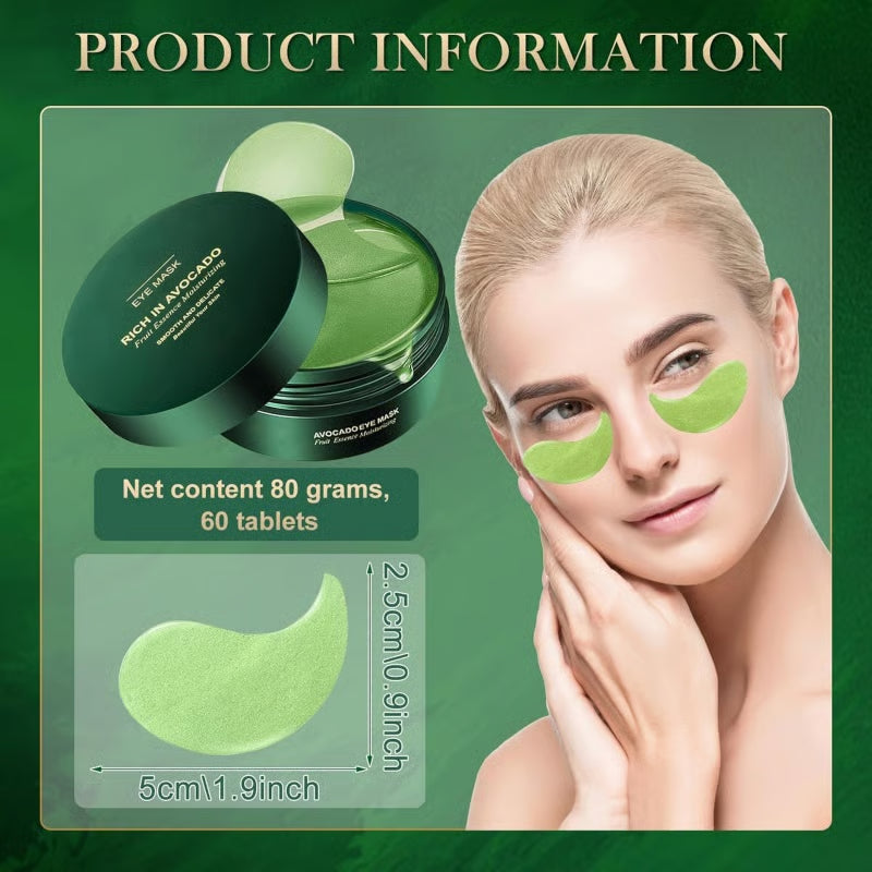 Avocado Collagen Eye Mask ~ Soothe puffiness and brighten tired eyes in minutes.