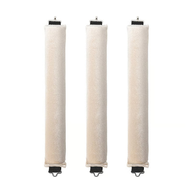 Satin Heatless Curling Set (3 Curlers) ~ Wake up with salon-worthy curls overnight.