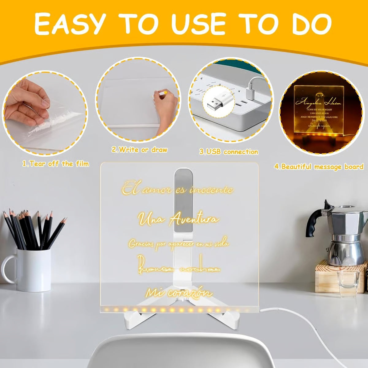 LED Message Board ~ Santa-approved creativity for kids who love to draw.