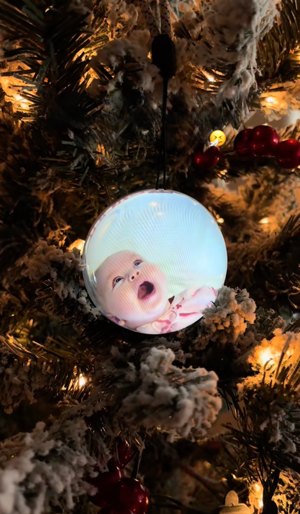 Christmas Tree Memory Orb ~ The ornament with a heartbeat.
