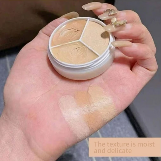 Tri-color Concealer ~ Brighten, conceal & contour with one easy palette