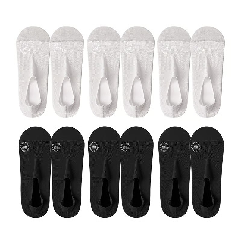 Ultra Thin No Show Cotton Socks ~ Barefoot comfort that stays hidden all day.