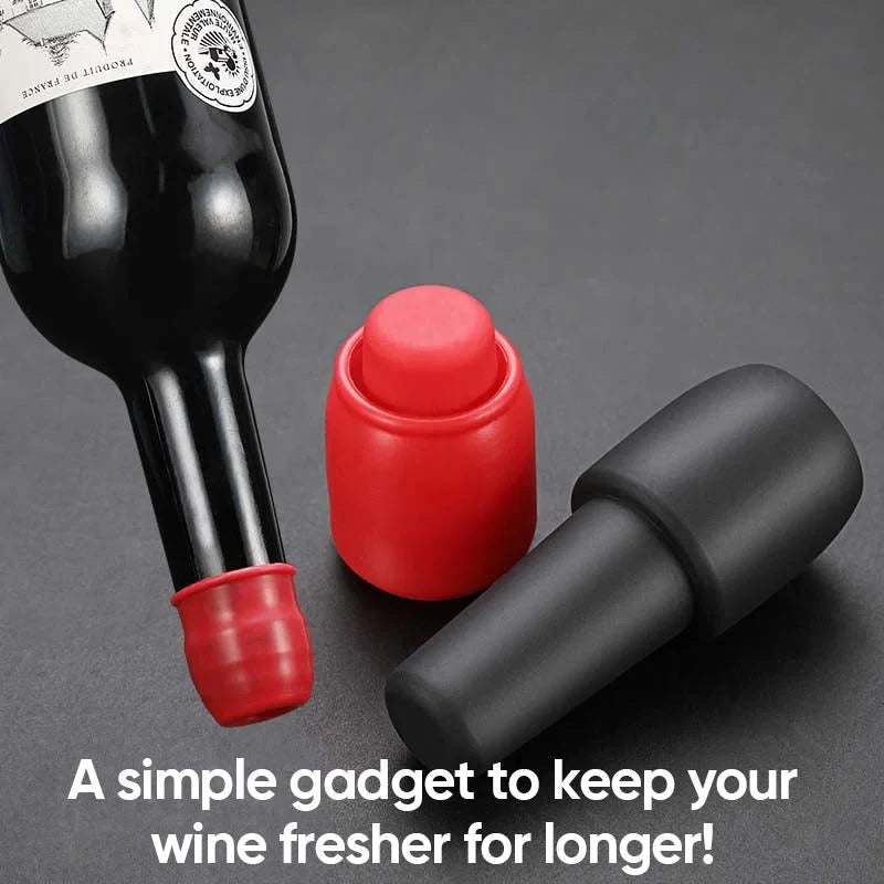 Silicone Bottle Stopper ~ Keep Your Wine Fresh with an Airtight Seal