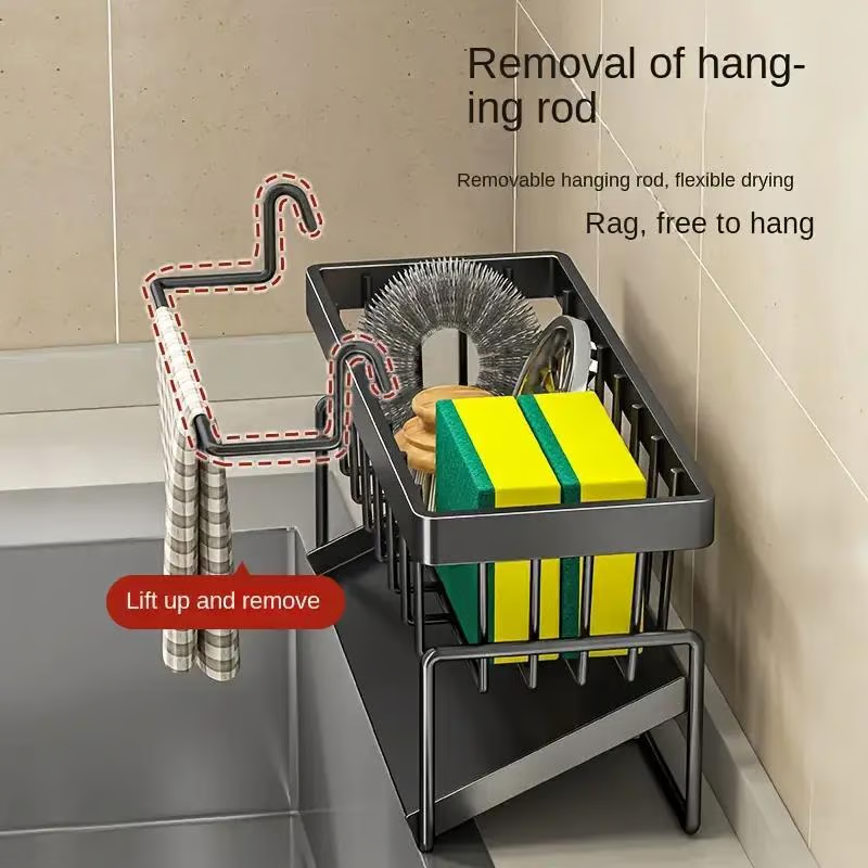 Kitchen Sink Storage Rack ~ Declutter your sink space in seconds