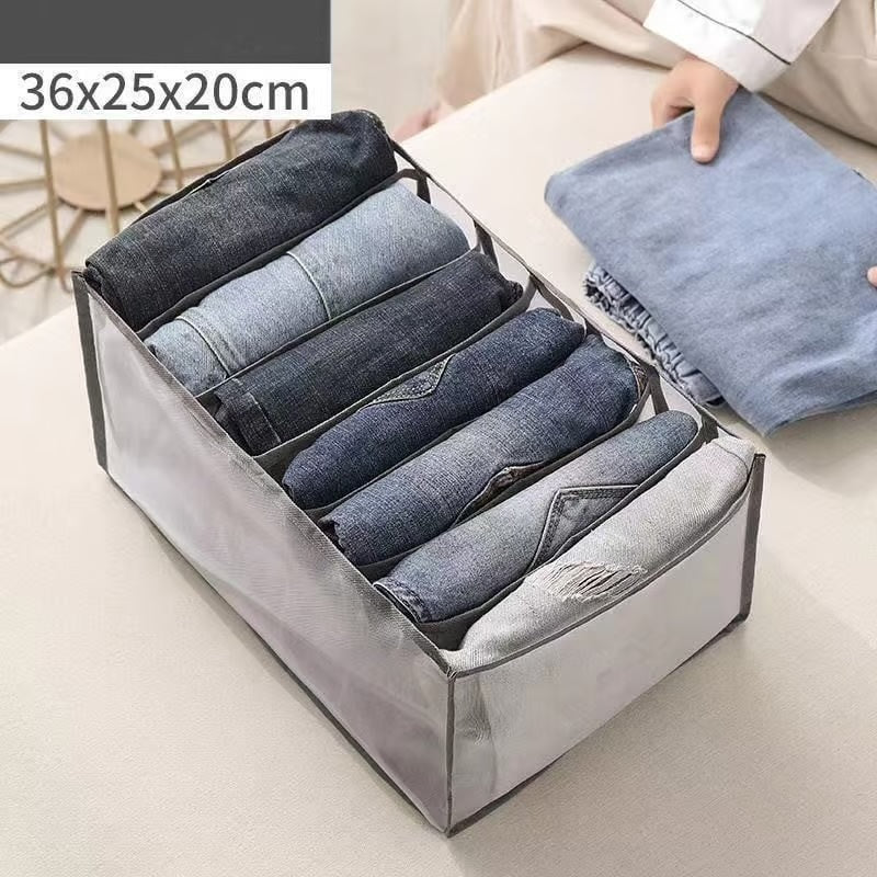 Wardrobe Clothes Organizer ~ Tidy up your space and find what you need in seconds.