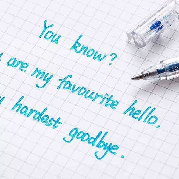 Galaxy Glitter Pen Set ~ Add vibrant sparkle to your writing and art effortlessly