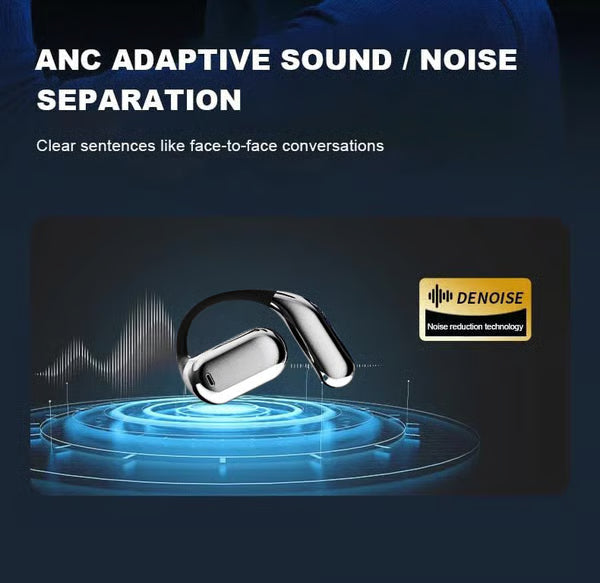Touch Screen Open Earbuds ~ Smart control, crystal-clear sound all day.