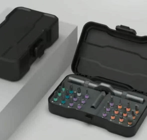 24 in 1 DIY Screwdriver Set ~ Pocket-sized power for home and tech repairs.