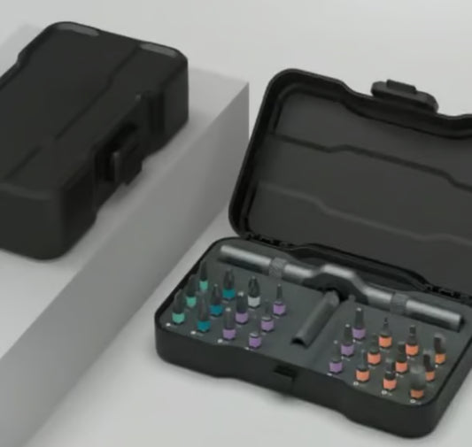 24 in 1 DIY Screwdriver Set ~ Pocket-sized power for home and tech repairs.