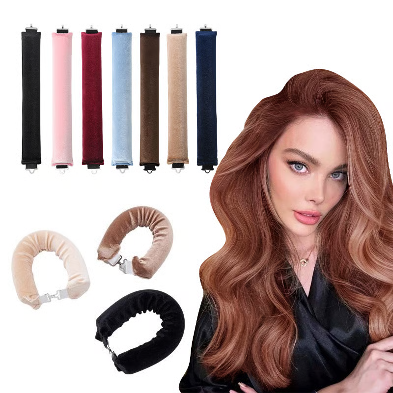 Satin Heatless Curling Set ~ Wake up to soft, damage-free curls overnight.
