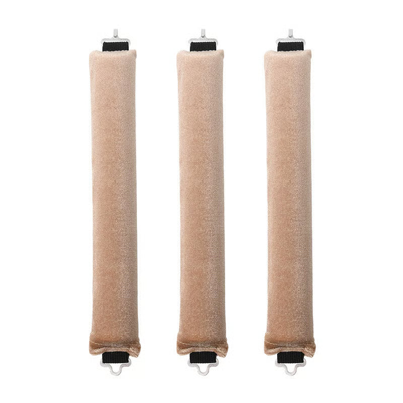 Satin Heatless Curling Set (3 Curlers) ~ Wake up with salon-worthy curls overnight.