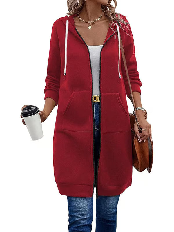 Women Casual Zip up Hoodies ~ The reason you’ll cancel plans and never regret it.