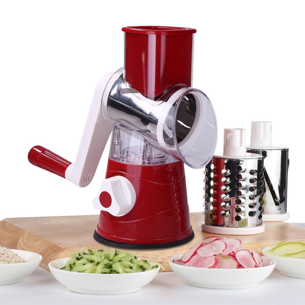 Versatile Cheese Grater ~ Effortless slicing, shredding, and grating in seconds