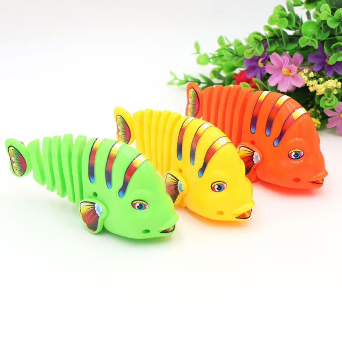 Wind-up Wiggle Fish Toys ~ Endless fun and creative play for kids
