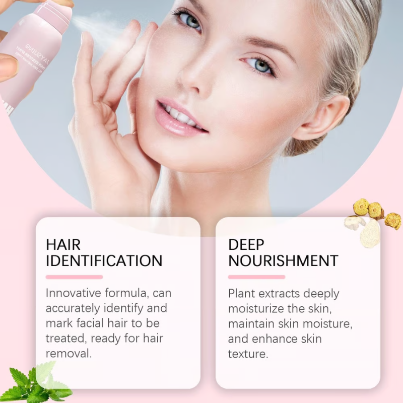 Hair Identification Spray Set ~ Reveal Every Hair for a Flawless Shave-