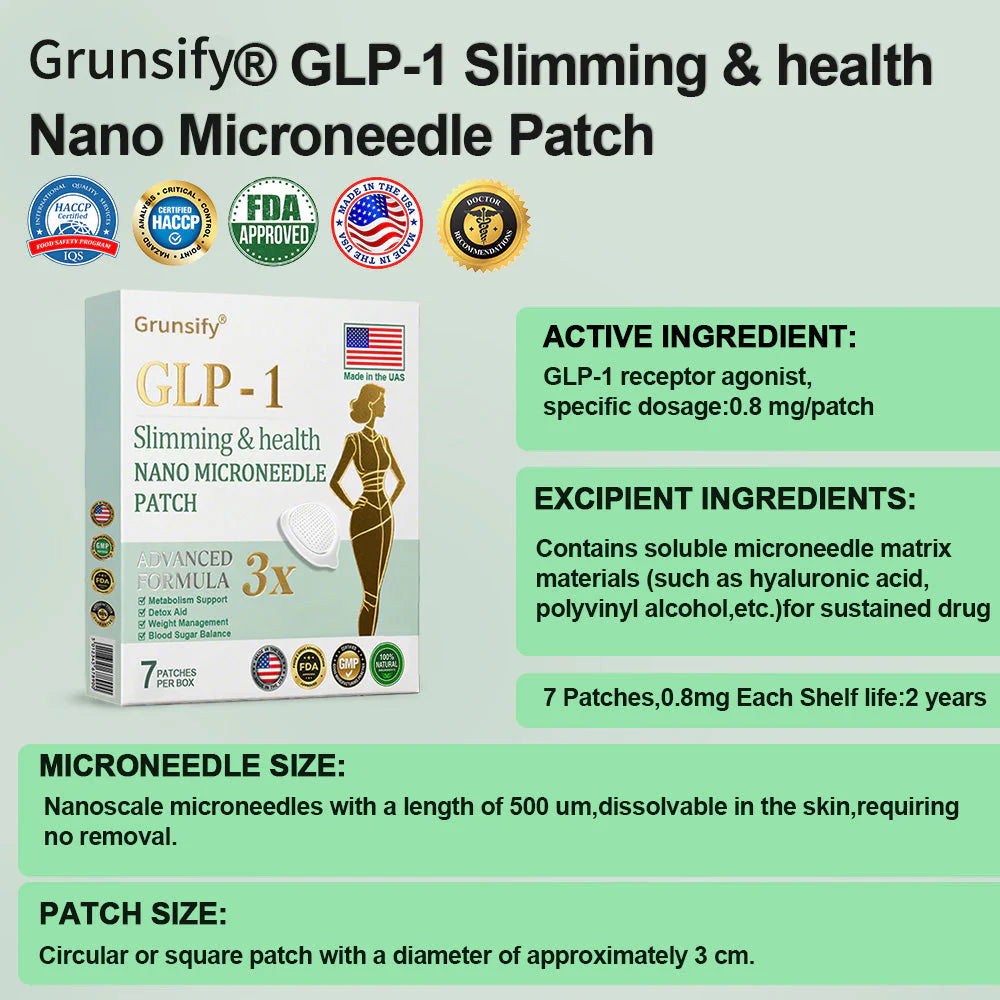 Tirzepatide Microneedle Patches ~ All-night craving control & natural weight support