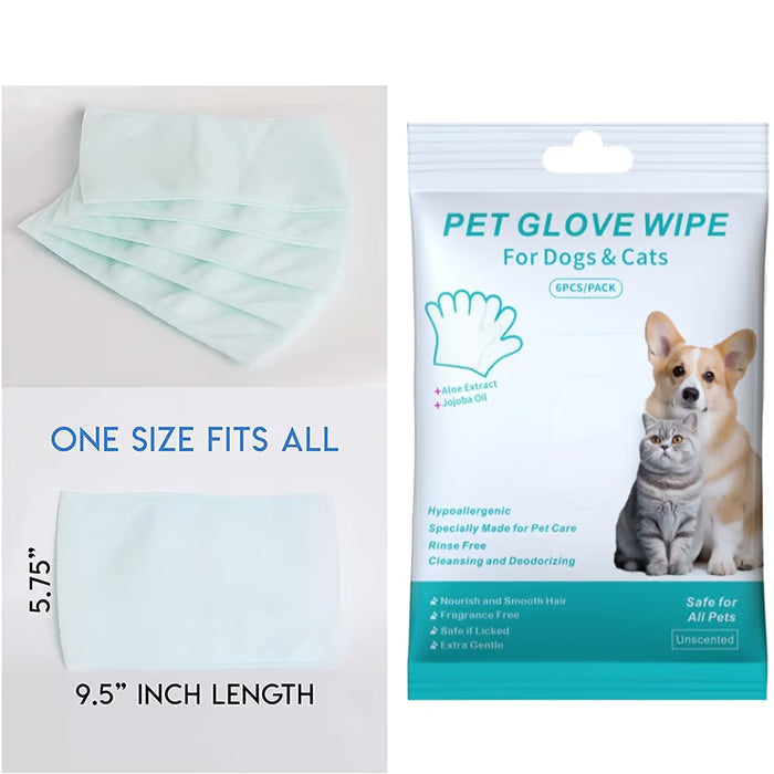 Rinse-Free Dog Shampoo Mitts ~ Because your dog thinks bathtub is a torture chamber.