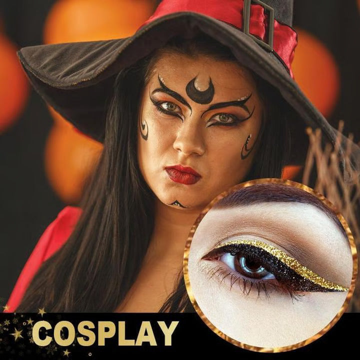 Reusable Eyeliner And Eyelash Stickers ~ Salon glam in 10 seconds, no glue needed