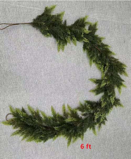 Artificial Cypress Leaf Vine Wreath ~ Bend, shape & style for any season or space.