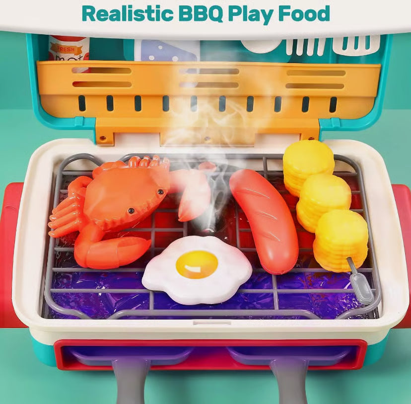Kids BBQ Grill Toy ~ Backyard cookouts made fun for little chefs.