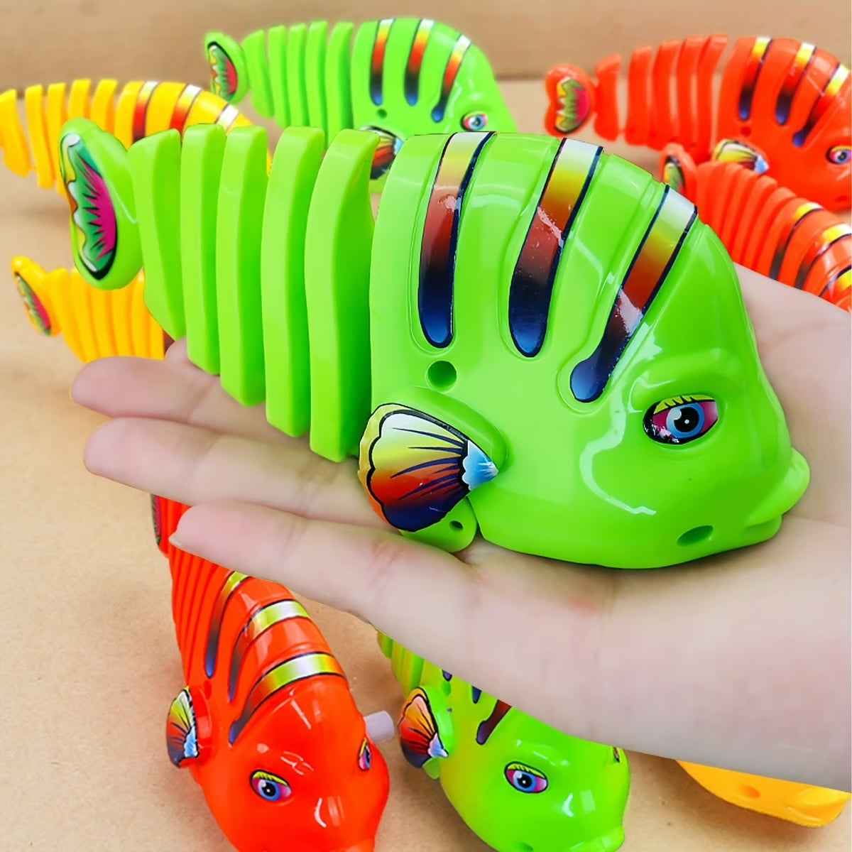 Wind-up Wiggle Fish Toys ~ Endless fun and creative play for kids