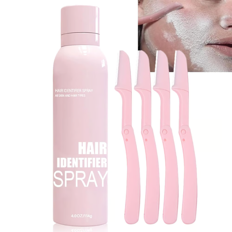 Hair Identification Spray Set ~ Reveal Every Hair for a Flawless Shave-
