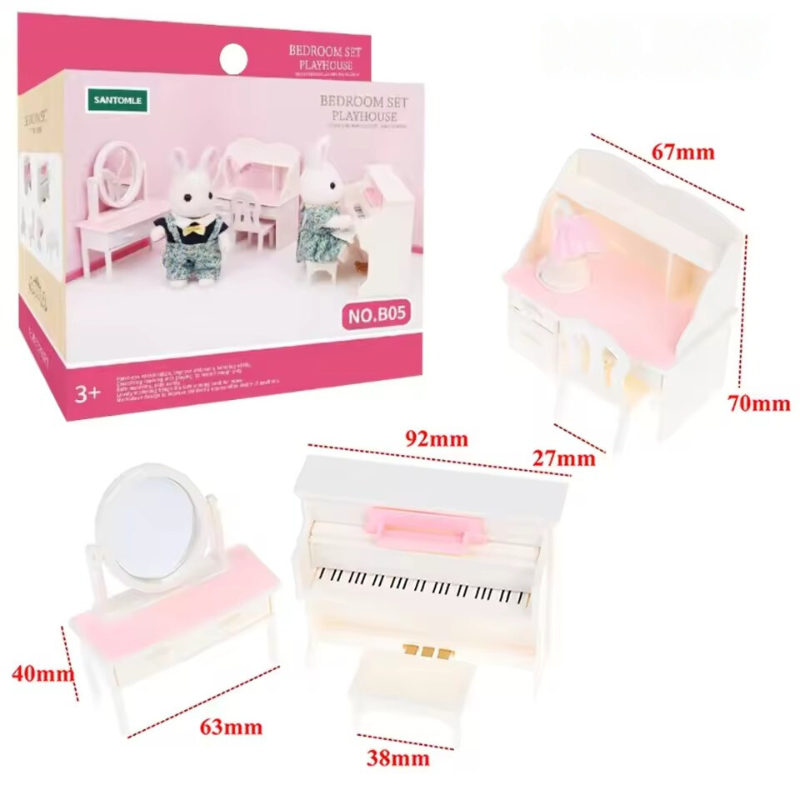 Forest Animal Complete Dollhouse Set ~ Create magical miniature adventures at home