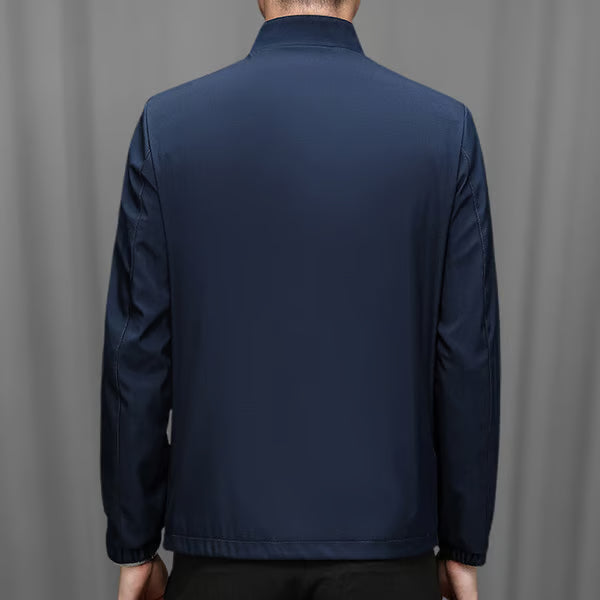 Men's Standing Collar Zipper Jacket ~ Outdress everyone without even trying.