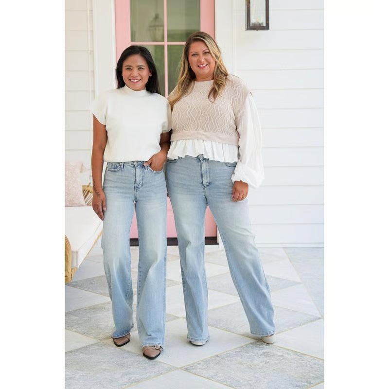 Vintage Wash Jeans ~ Smooth tummy, lifted shape, effortless confidence.