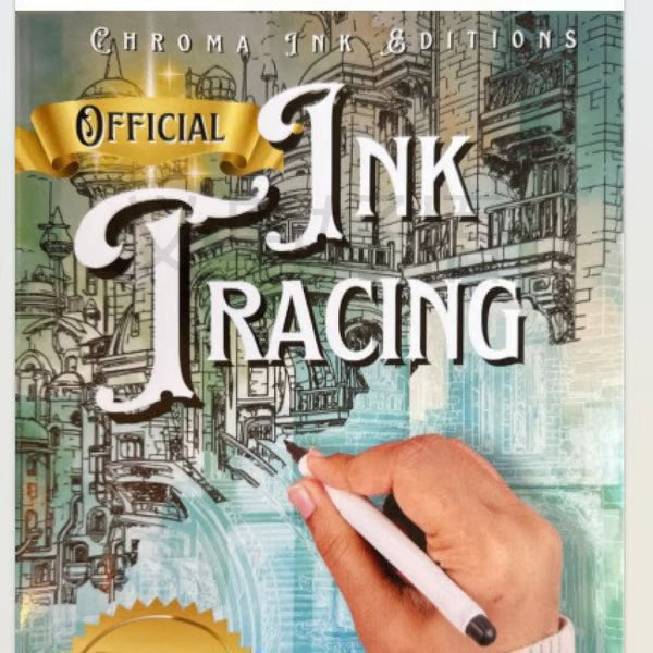 Ink Tracing Color Book ~ Keeps hands busy while the world burns.