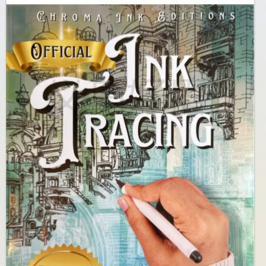 Ink Tracing Color Book ~ Keeps hands busy while the world burns.