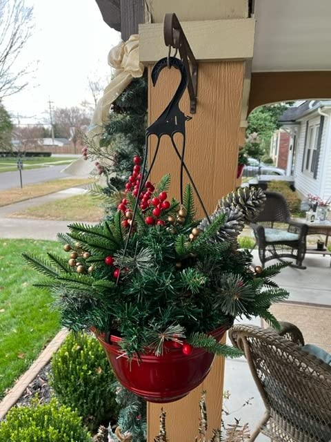 Mini Artificial Christmas Tree ~ Weatherproof sparkle for entryways and patios.