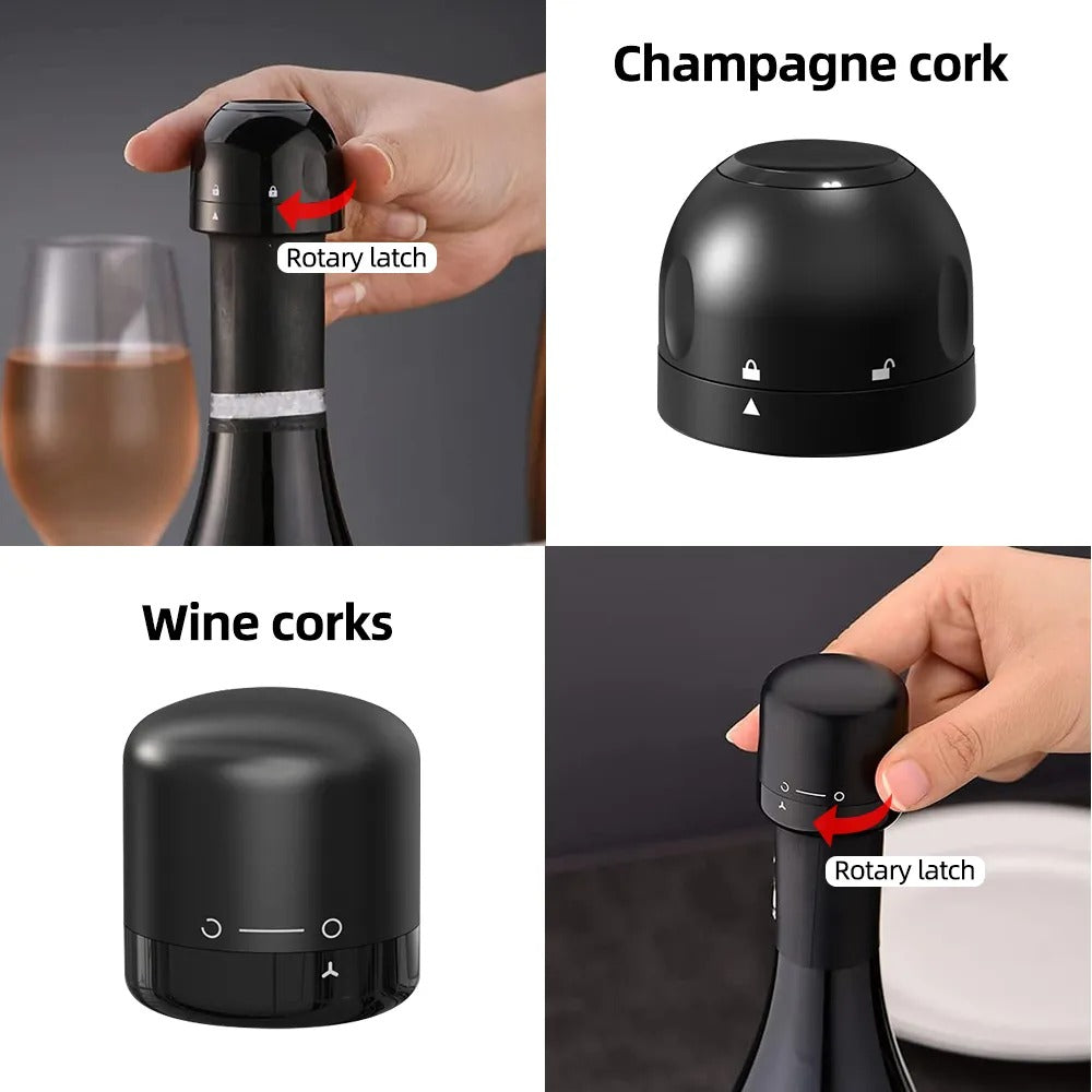 Vacuum Red Wine Bottle Stopper ~ Keep your wine fresh and flavorful for days-