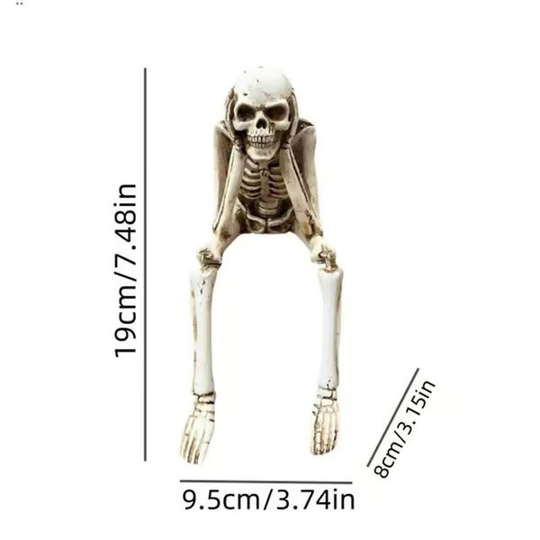 Three Wise Skeletons ~ Darkest conversation piece in the room.