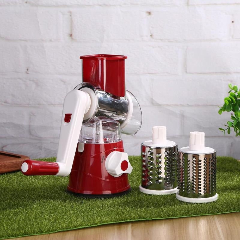 Versatile Cheese Grater ~ Effortless slicing, shredding, and grating in seconds