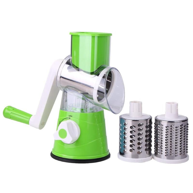 Versatile Cheese Grater ~ Effortless slicing, shredding, and grating in seconds