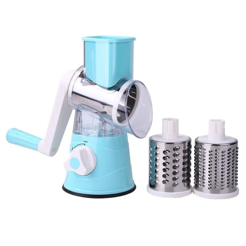 Versatile Cheese Grater ~ Effortless slicing, shredding, and grating in seconds