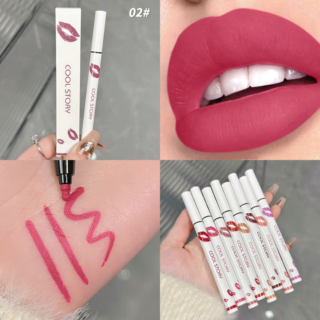 Liquid Lipstick Liner ~ Stay Flawless From First Sip to Last Kiss