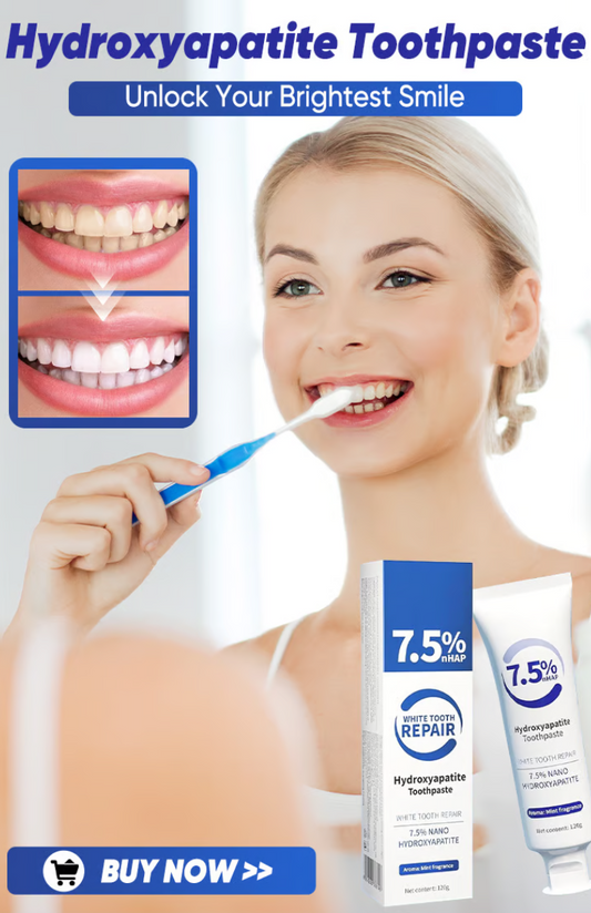 Hydroxyapatite Toothpaste ~ Strengthen enamel and fight sensitivity naturally
