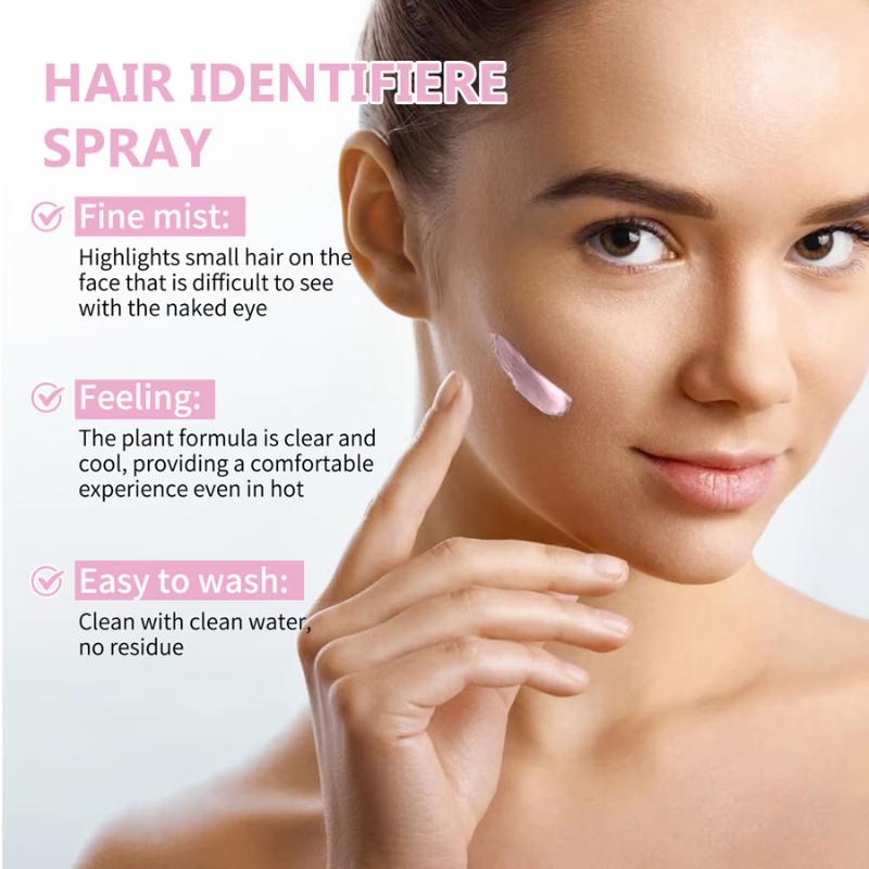 Hair Identification Spray Set ~ Reveal Every Hair for a Flawless Shave-