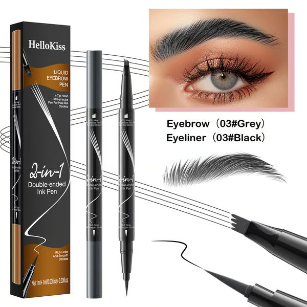 4D Brow Pen~  Natural, microbladed brows and sharp liner in seconds.