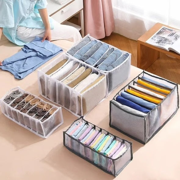 Wardrobe Clothes Organizer ~ Tidy up your space and find what you need in seconds.