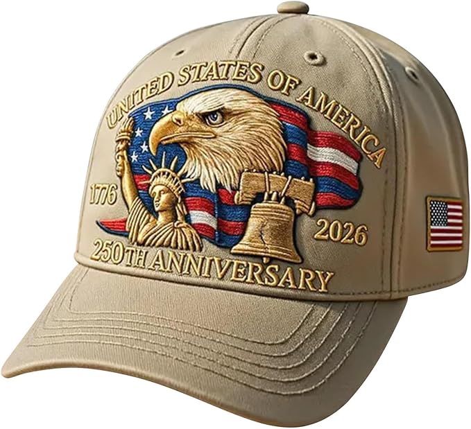 United States 250th Anniversary Cap ~ A Bold Salute to American Spirit.
