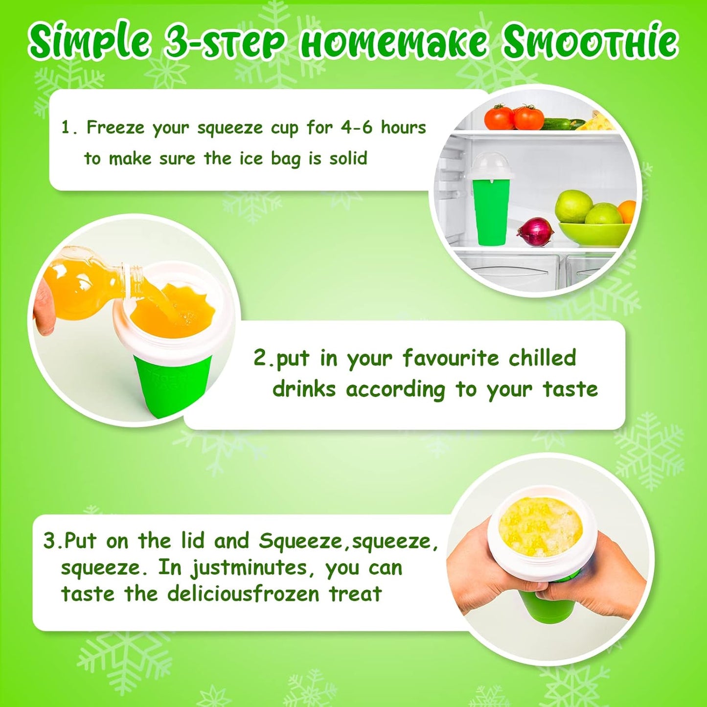 Frozen Magic Cup ~ Instantly Chill & Enjoy Pure, Icy Refreshment-