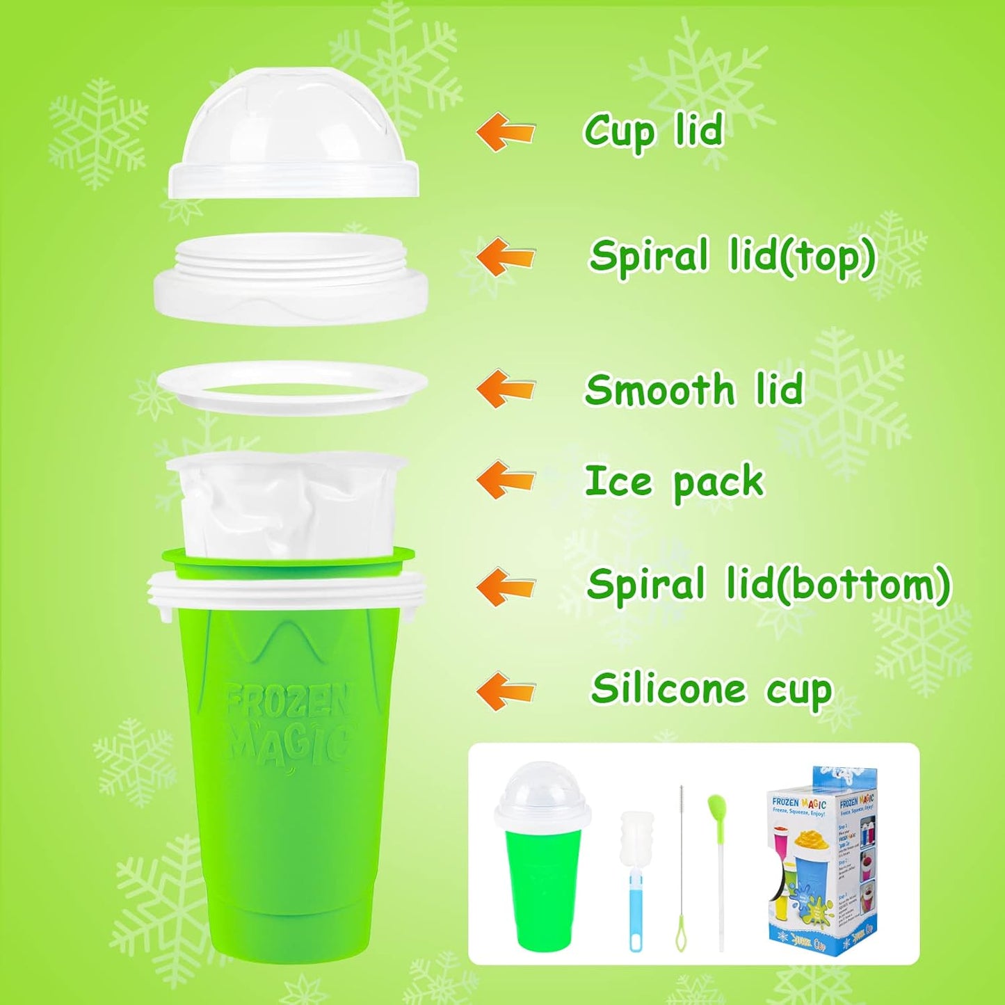 Frozen Magic Cup ~ Instantly Chill & Enjoy Pure, Icy Refreshment-