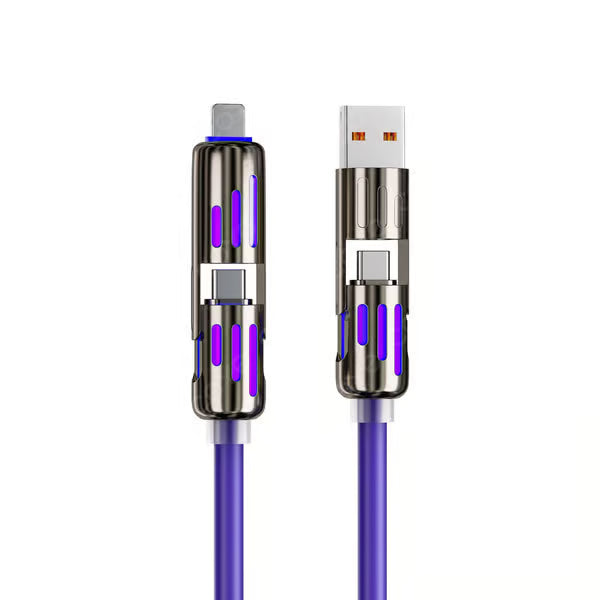 4-in-1 Charging Cable ~ Power all your devices with a single cord.