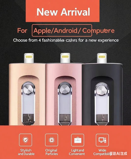 3 in 1 Flash Drive ~ For files that should never exist.