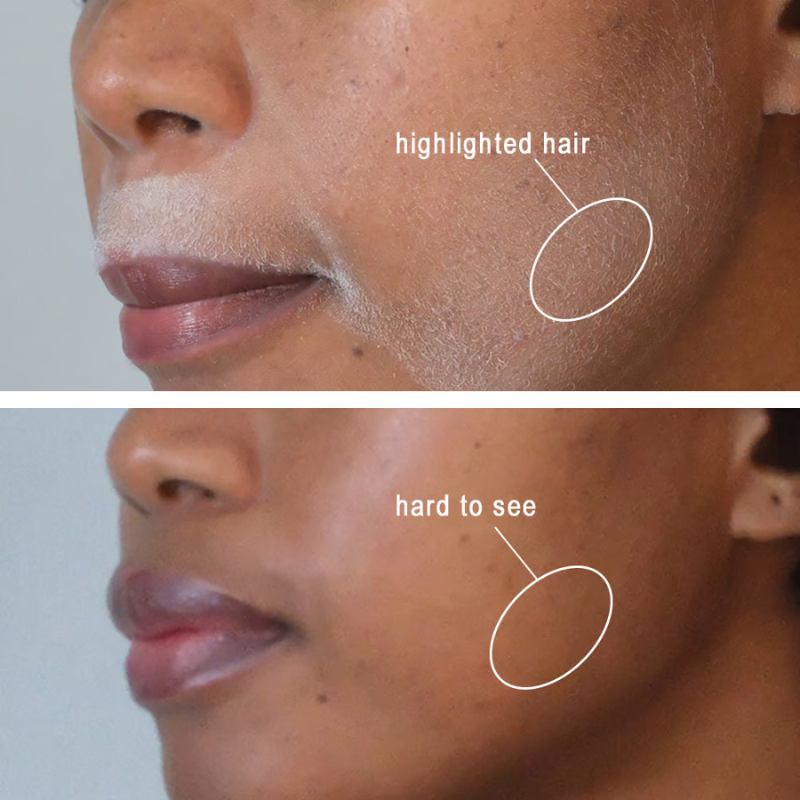 Hair Identification Spray Set ~ Reveal Every Hair for a Flawless Shave-